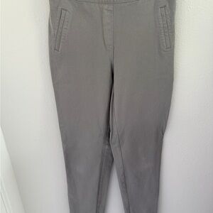 Isaac Mizrahi Gray Cropped Ankle Pants